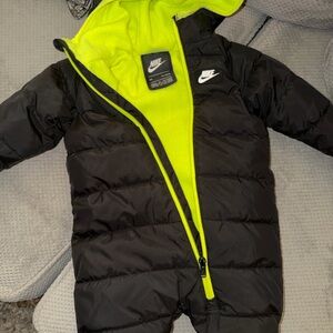 Nike Black and Bright Yellow Jacket